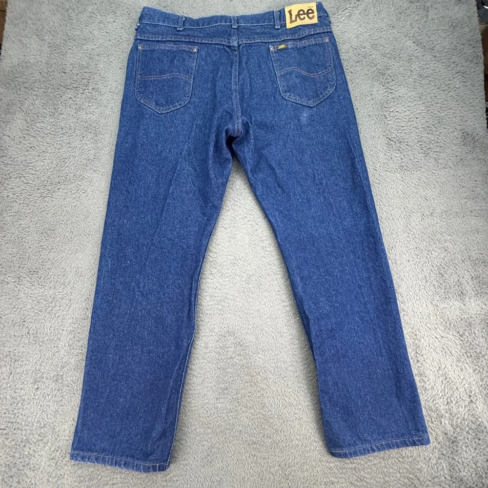 Lee Riders Jeans Mens 40x30 Blue Vintage Union Made in USA Straight Leg Denim